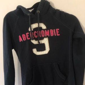 Abercrombie navy blue hoodie